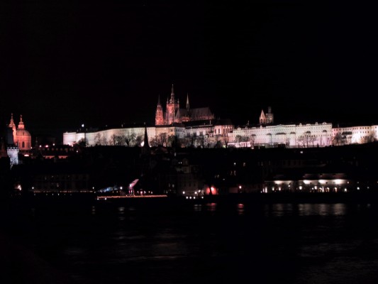 Praga - Notturno del Palazzo Reale