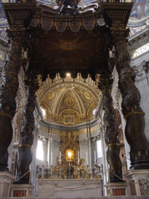 Basilica di San Pietro - Baldacchino del Bernini