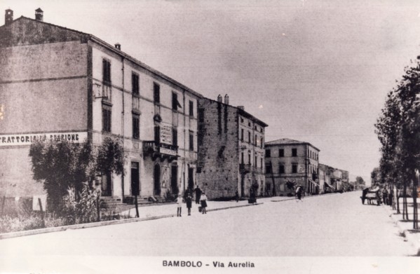 Donoratico - Via Aurelia (anni '30)